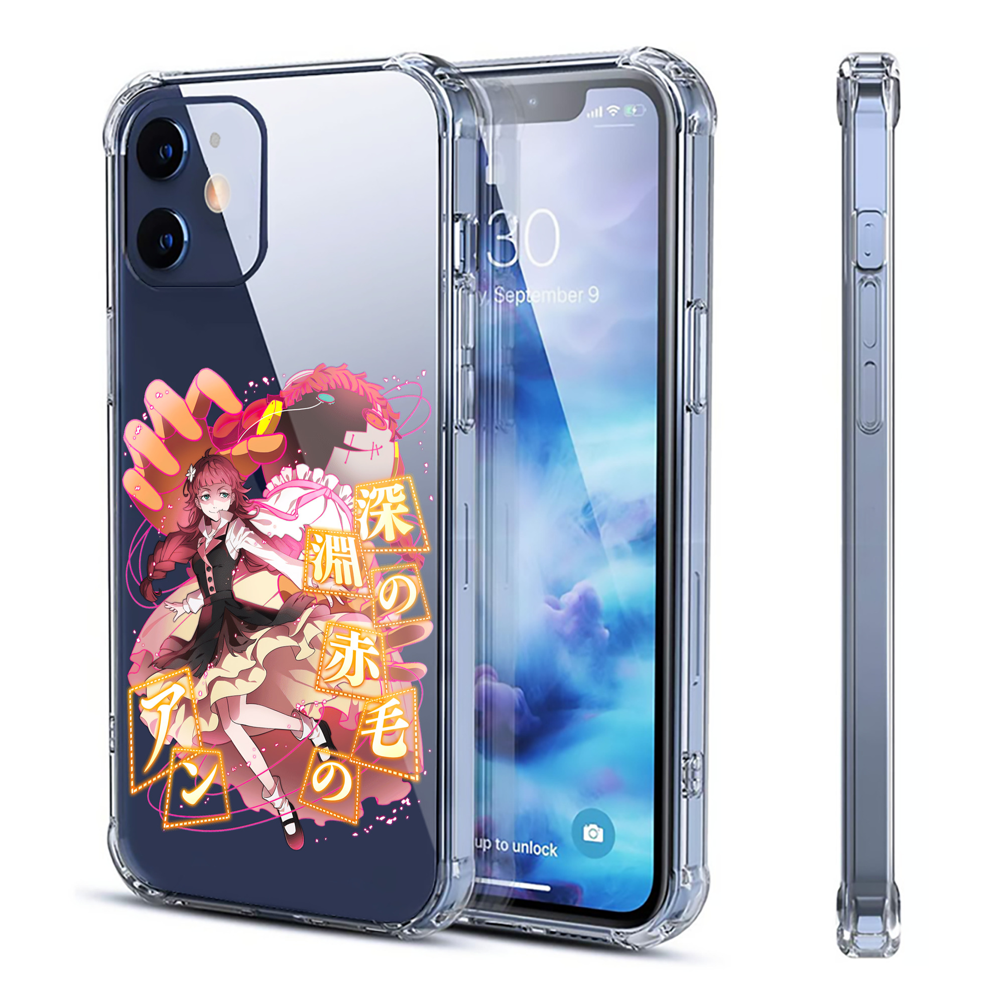 （画像用） 文豪ストレイドッグス Bungo Stray Dogs 【iPhone 12シリーズ対応】透明スマホケース（クリアソフトケース）